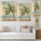 Designart; Designart - Palm Tree At The Beach Resort - Nautical & Coastal Print on Natural Pine Wood; Category:Wall Art; Image:5